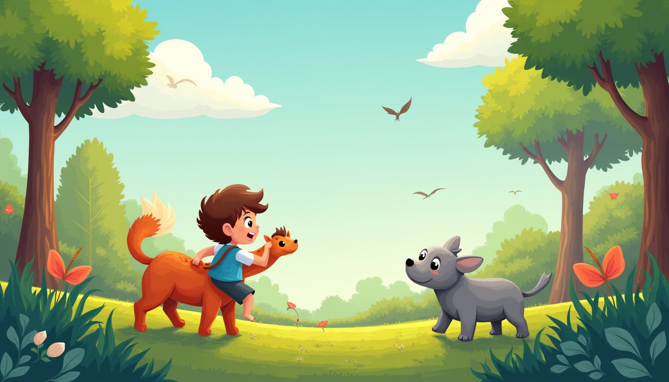 Copii ascultând povesti audio cu căști, zâmbind și imaginându-și scene