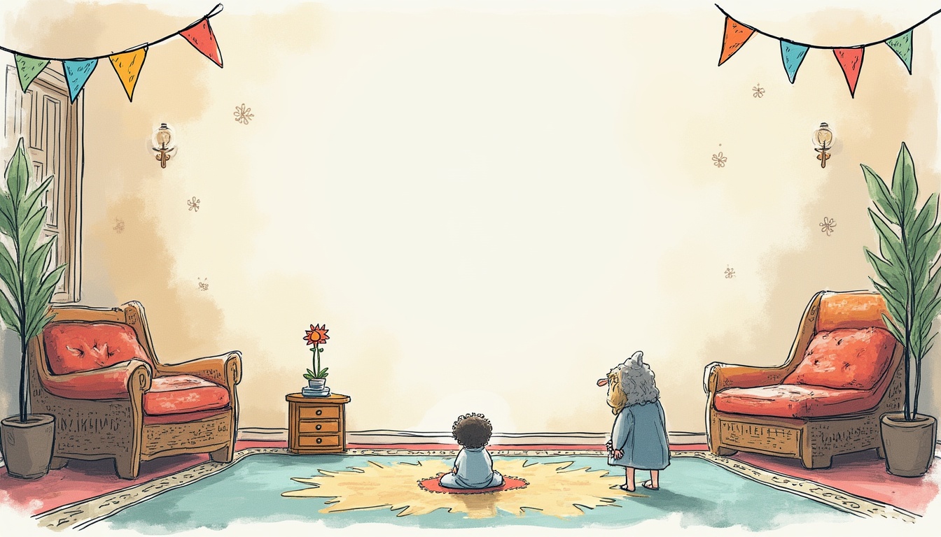 Părinți citind Psalmul 101 copiilor, simbolizând un ghid spiritual pentru familie.