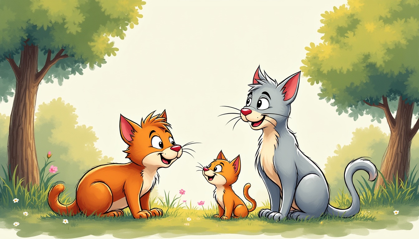 O pisică elegantă, aristocratică, stând regală pe o pernă, simbolizând pisici nobile și sofisticate.